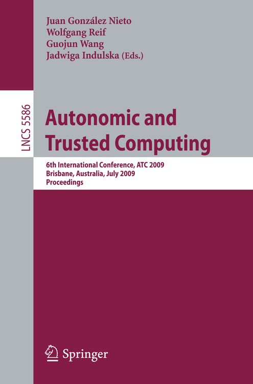 Produktbild: Autonomic and Trusted Computing