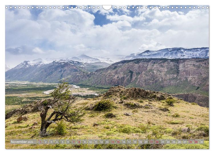 Produktbild: Patagonien - Eine Landschaft der Kontraste (Wandkalender 2026 DIN A3 quer), CALVENDO Monatskalender