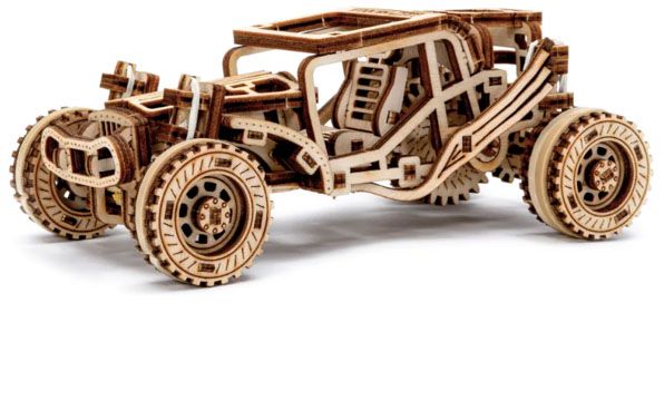 Produktbild: Tiny Adventures - Buggy, Funktionsmodell aus Holz zum Zusammenbauen