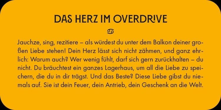 Produktbild: Sternzeichen Krebs 40 Karten in Magnetschachtel mit Metallicfolie - Magische Messages von den Sternen