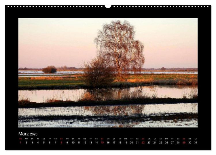 Produktbild: Landschaft Teufelsmoor / 2026 (hochwertiger Premium Wandkalender 2026 DIN A2 quer), Kunstdruck in Hochglanz