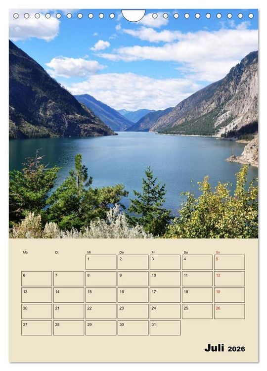 Produktbild: Kanadas gro&szlig;e Seen / Planer (Wandkalender 2026 DIN A4 hoch), CALVENDO Monatskalender