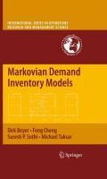 Produktbild: Markovian Demand Inventory Models