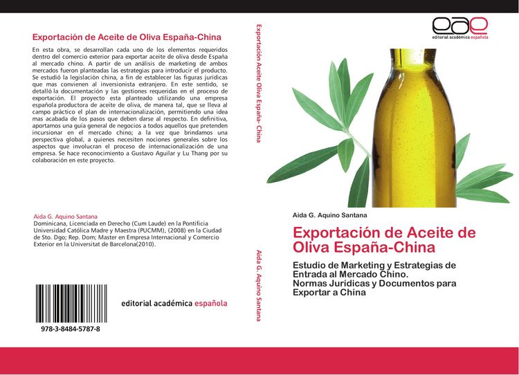 Produktbild: Exportaci&oacute;n de Aceite de Oliva Espa&ntilde;a-China
