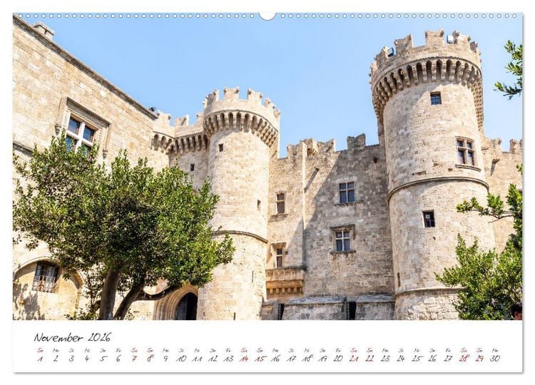 Produktbild: Rhodos - Die faszinierende Insel in der &Auml;g&auml;is (hochwertiger Premium Wandkalender 2026 DIN A2 quer), Kunstdruck in Hochglanz
