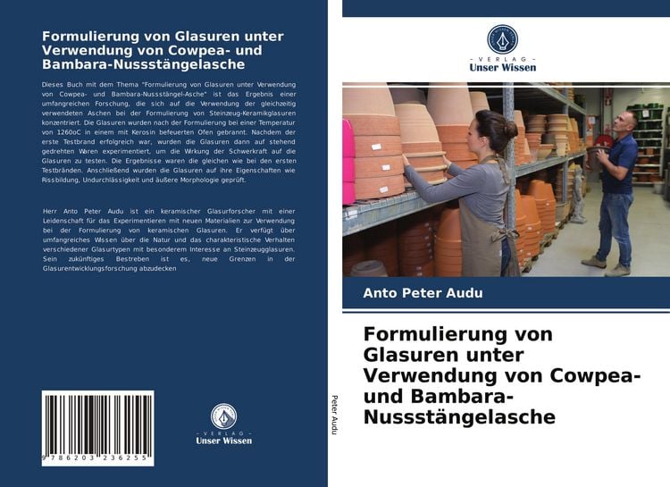 Produktbild: Formulierung von Glasuren unter Verwendung von Cowpea- und Bambara-Nussst&auml;ngelasche