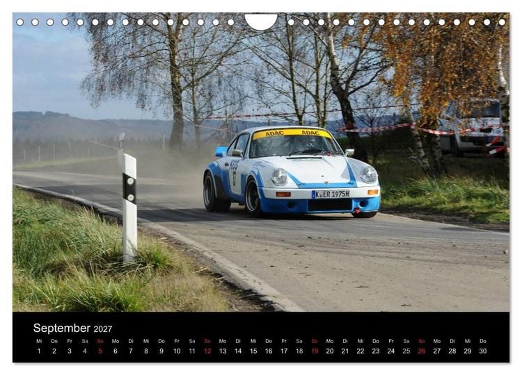 Produktbild: Bergrennen und Rallye im Porsche (Wandkalender 2027 DIN A4 quer), CALVENDO Monatskalender