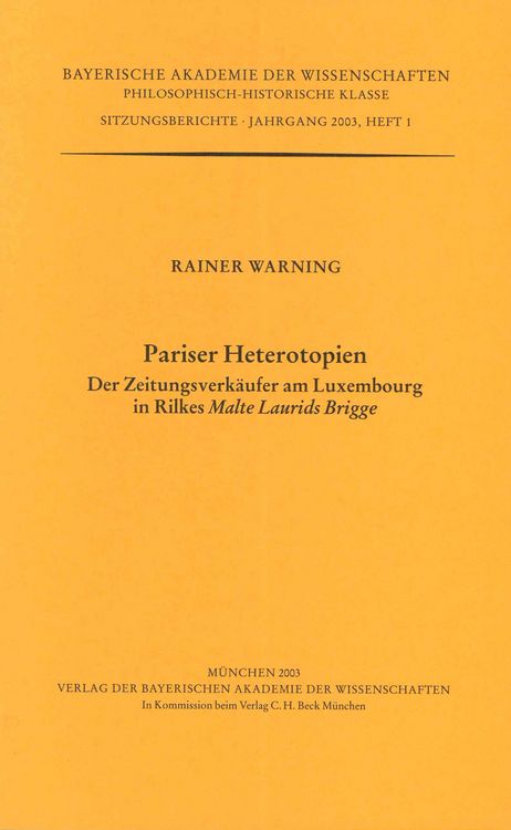 Produktbild: Pariser Heterotopien