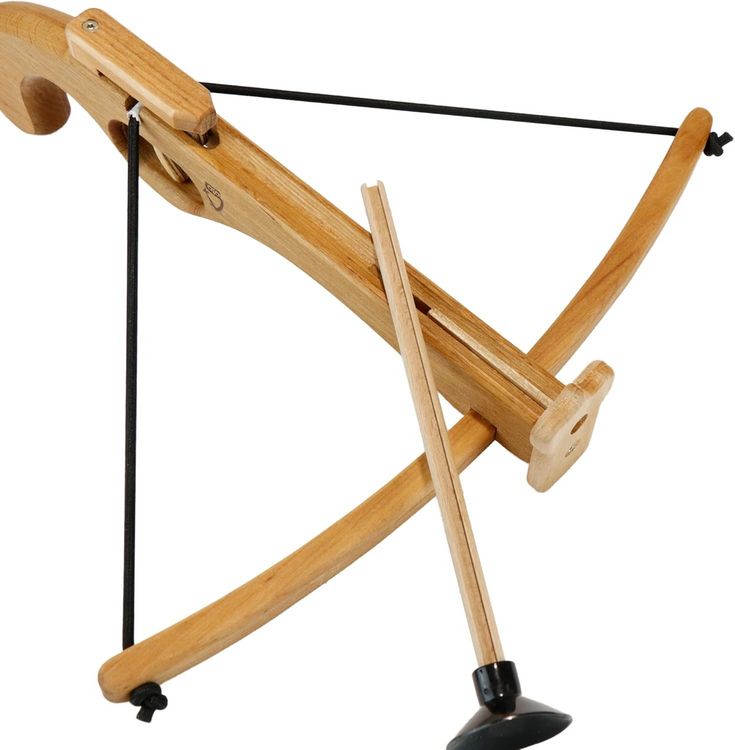 Produktbild: BestSaller 1243 - Kinder-Handarmbrust inkl. 3 Pfeilen, 31cm, Erlenholz ge&ouml;lt, Holz-Handarmbrust