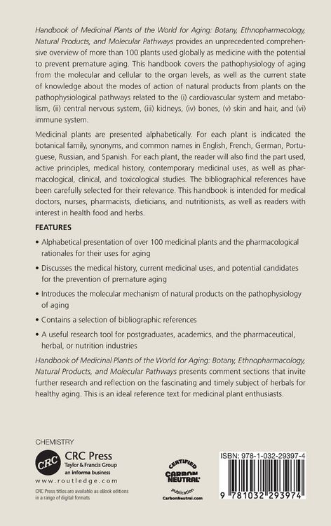 Produktbild: Handbook of Medicinal Plants of the World for Aging