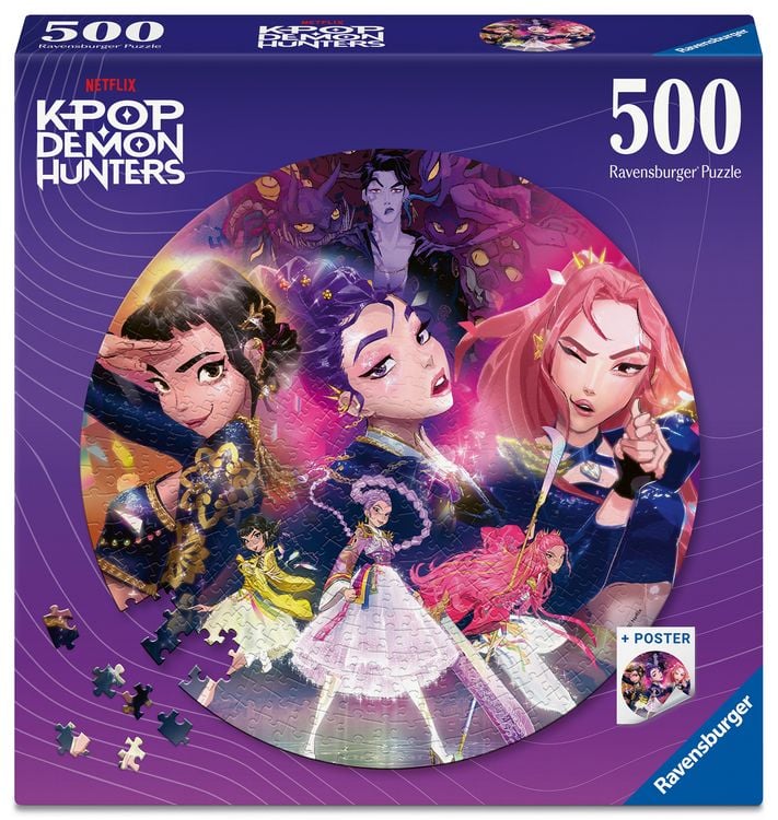 Produktbild: Erwachsenenpuzzle 500 Teile - KPop Demon Hunters - For the fans!