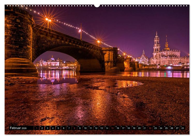Produktbild: Barockperle Dresden (Wandkalender 2026 DIN A2 quer), CALVENDO Monatskalender