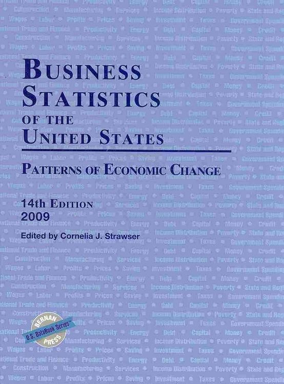 Produktbild: Business Statistics of the United States 2009