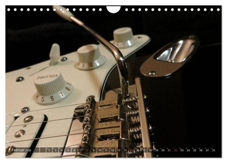 Produktbild: GITARREN Closeups (Wandkalender 2026 DIN A4 quer), CALVENDO Monatskalender