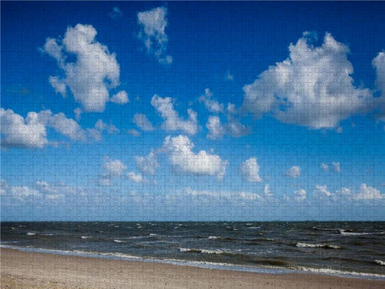 Produktbild: CALVENDO Puzzle Nordsee vor Greveling | 1000 Teile Lege-Gr&ouml;&szlig;e 64x48cm Foto-Puzzle f&uuml;r gl&uuml;ckliche Stunden