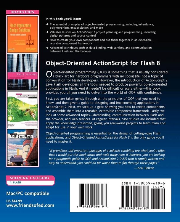 Produktbild: Object-Oriented ActionScript For Flash 8