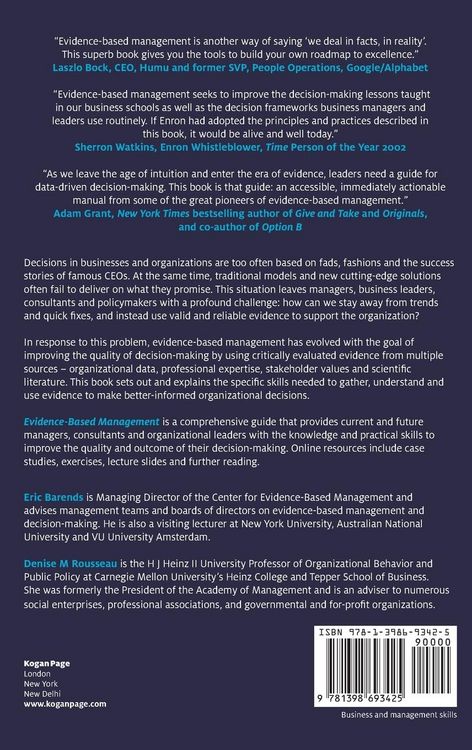 Produktbild: Evidence-Based Management