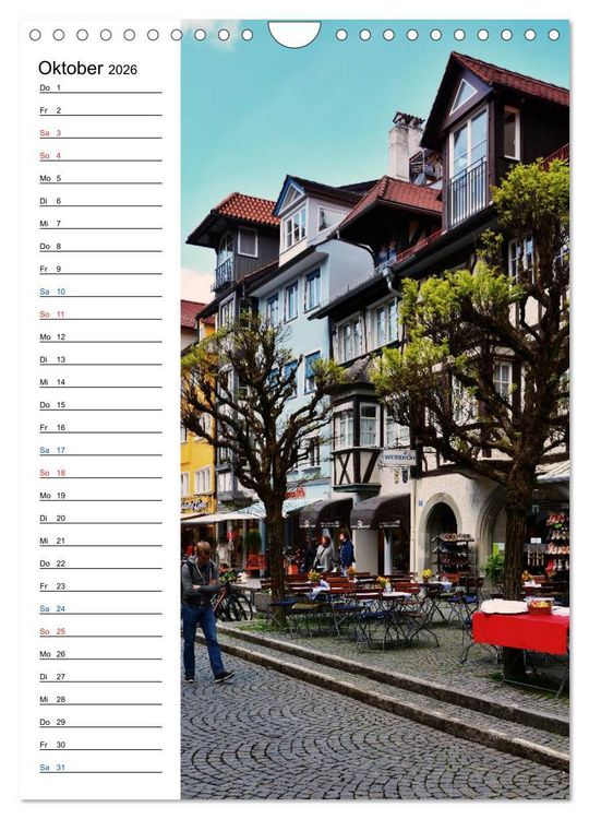 Produktbild: Lindau - Inselstadt am Bodensee (Wandkalender 2026 DIN A4 hoch), CALVENDO Monatskalender