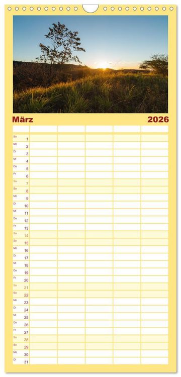 Produktbild: Familienplaner 2026 - El Salvador - Unber&uuml;hrte und wundersch&ouml;ne Natur. mit 5 Spalten (Wandkalender, 21 x 45 cm) CALVENDO