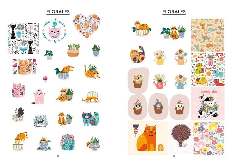 Produktbild: Bullet Journal Stickerbuch &ndash; Katzenliebe