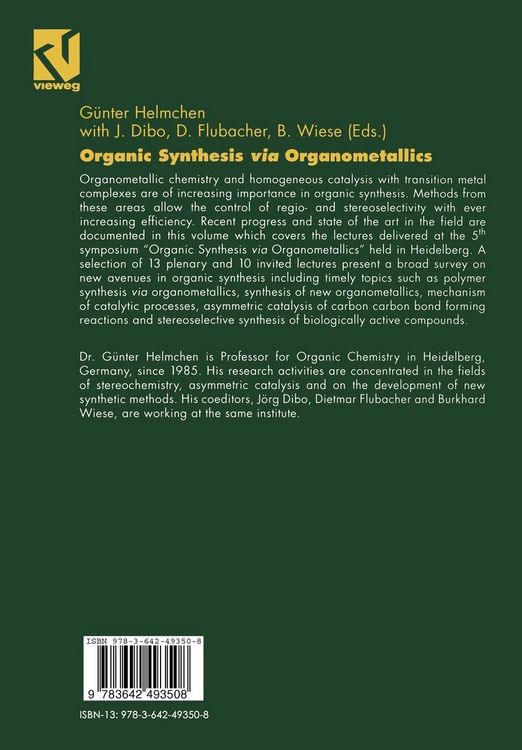 Produktbild: Organic Synthesis via Organometallics OSM 5