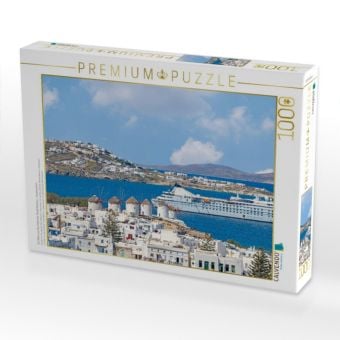 Produktbild: CALVENDO Puzzle Ein Motiv aus dem Kalender Stadt Mykonos - Impressionen | 1000 Teile Lege-Gr&ouml;&szlig;e 64x48cm Foto-Puzzle f&uuml;r gl&uuml;ckliche Stunden