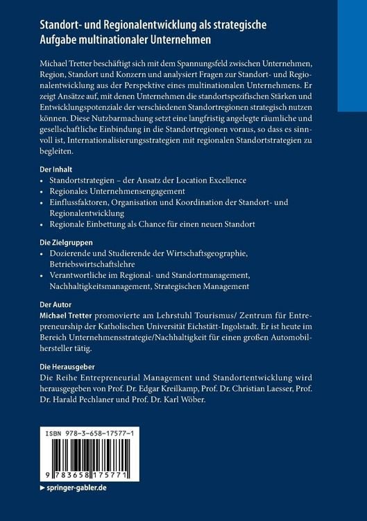 Produktbild: Standort- und Regionalentwicklung als strategische Aufgabe multinationaler Unternehmen