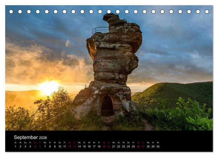 Produktbild: Sagenhafter Pf&auml;lzerwald (Tischkalender 2026 DIN A5 quer), CALVENDO Monatskalender