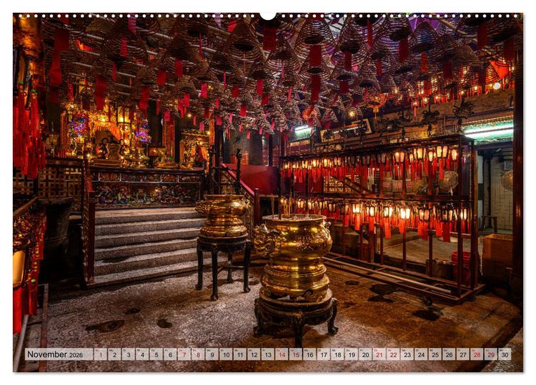 Produktbild: Metropolen Chinas - Peking, Shanghai, Hongkong (Wandkalender 2026 DIN A2 quer), CALVENDO Monatskalender