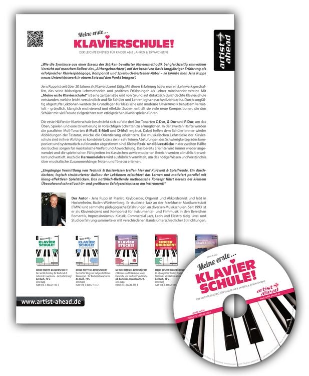 Produktbild: Meine erste Klavierschule + Audio-CD!