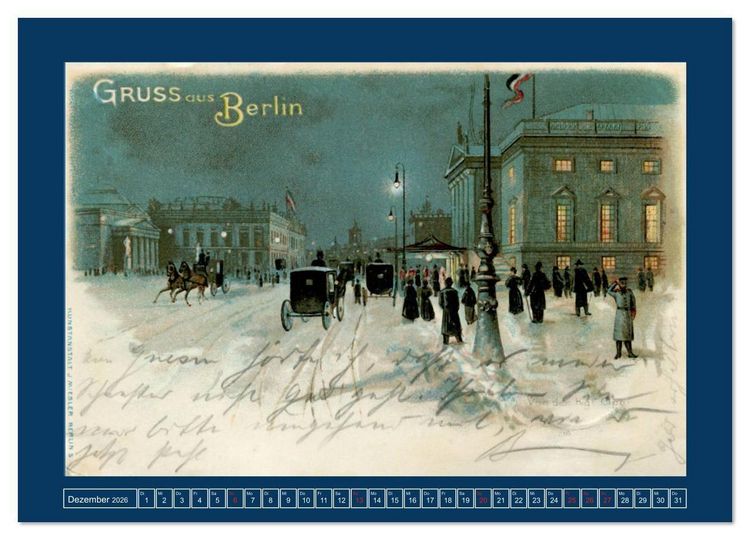 Produktbild: Historisches Berlin von 1888 bis 1918 (Wandkalender 2026 DIN A4 quer), CALVENDO Monatskalender
