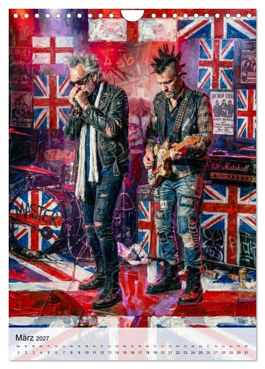 Produktbild: Punk 76 (Wandkalender 2027 DIN A4 hoch), CALVENDO Monatskalender
