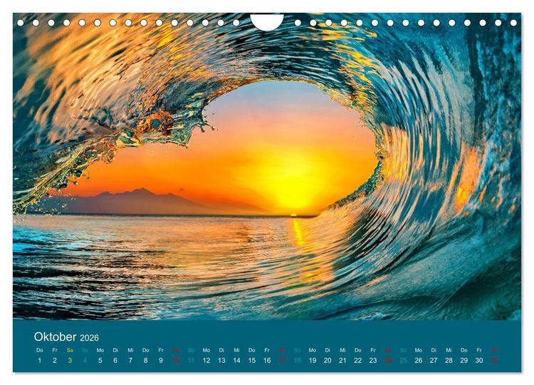Produktbild: Ausblick aufs Meer - traumhafte Momente (Wandkalender 2026 DIN A4 quer), CALVENDO Monatskalender