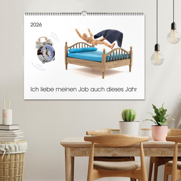 Produktbild: Ich liebe meinen Job auch dieses Jahr (Wandkalender 2026 DIN A2 quer), CALVENDO Monatskalender