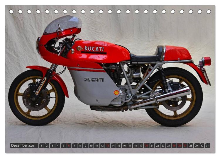 Produktbild: Ducati 900 SS (Tischkalender 2026 DIN A5 quer), CALVENDO Monatskalender