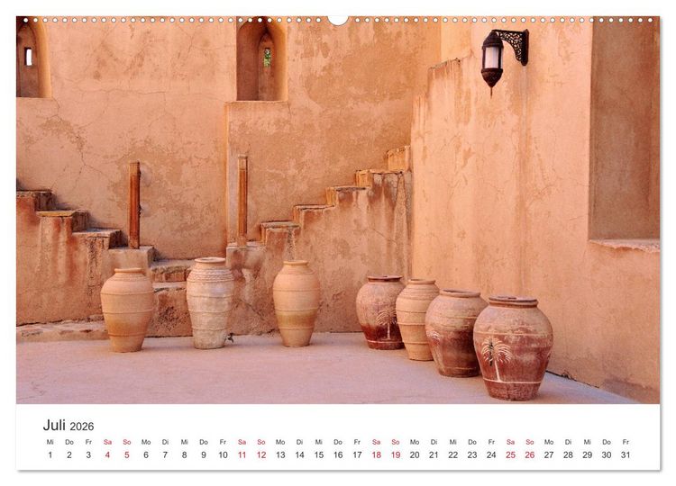 Produktbild: Sultanat Oman - Land des Orients (hochwertiger Premium Wandkalender 2026 DIN A2 quer), Kunstdruck in Hochglanz