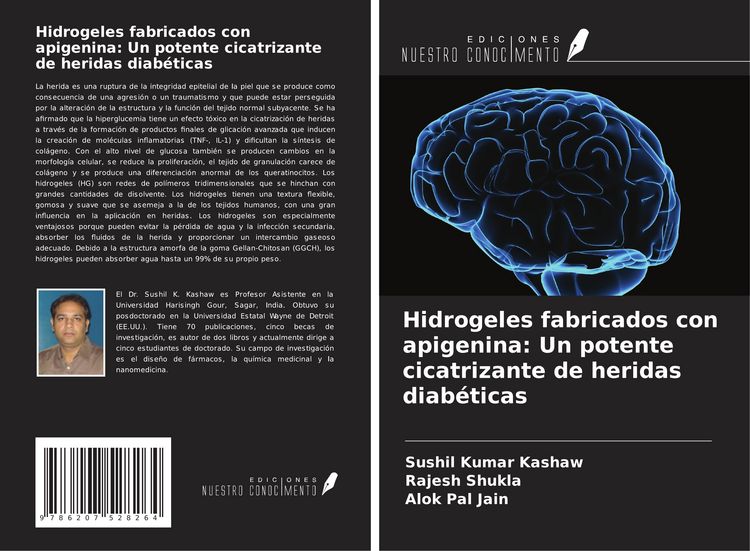 Produktbild: Hidrogeles fabricados con apigenina: Un potente cicatrizante de heridas diab&eacute;ticas
