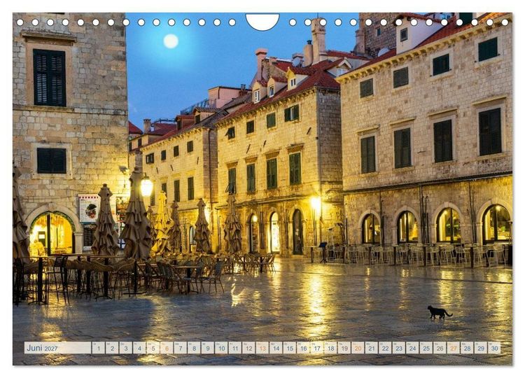 Produktbild: Dubrovnik historische Altstadt - UNESCO‑Welterbe im sonnigen Kroatien (Wandkalender 2027 DIN A4 quer), CALVENDO Monatskalender