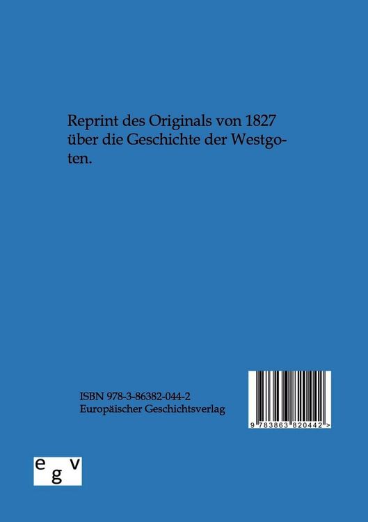 Produktbild: Geschichte der Westgoten