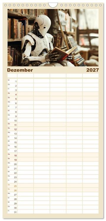 Produktbild: Familienplaner 2027 - Das versteckte Universum mit 5 Spalten (Wandkalender, 21 x 45 cm) CALVENDO