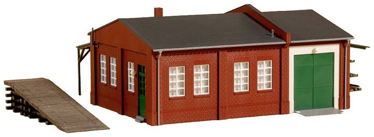 Produktbild: Auhagen 11462 H0 Bahnmeisterei mit Rampe