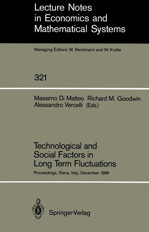 Produktbild: Technological and Social Factors in Long Term Fluctuations