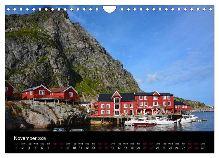 Produktbild: The magical Lofoten Islands (Wall Calendar 2026 DIN A4 landscape), CALVENDO 12 Month Wall Calendar