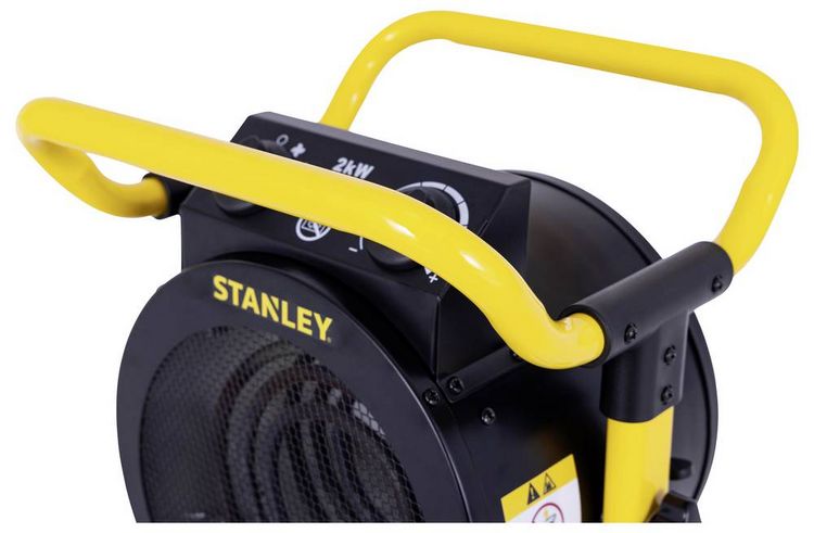 Produktbild: STANLEY SXJH102000E Heizl&uuml;fter 2000W 20m&sup2; Schwarz/Gelb