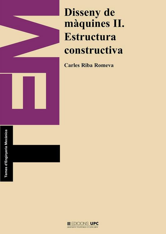 Produktbild: Disseny de Mquines II. Estructura Constructiva