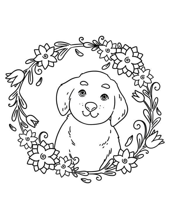 Produktbild: Diamond Malblock (Hund)
