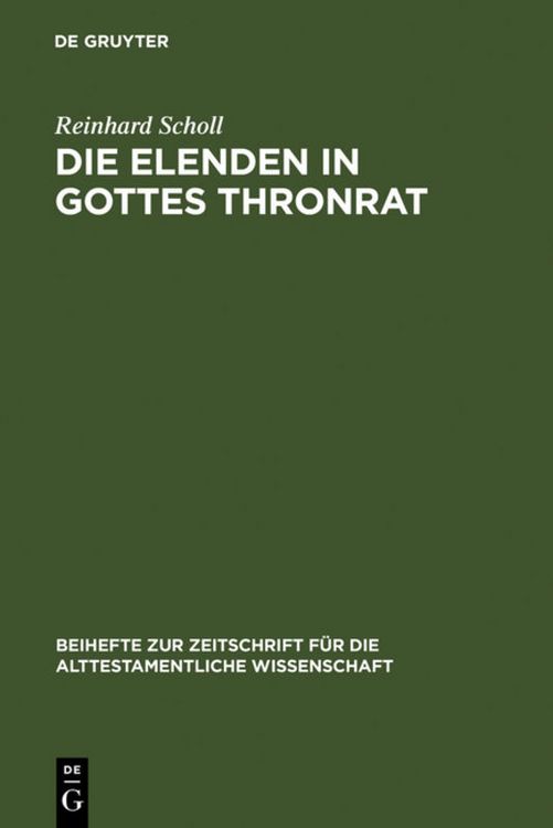 Produktbild: Die Elenden in Gottes Thronrat