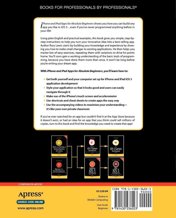 Produktbild: iPhone and iPad Apps for Absolute Beginners, iOS 5 Edition