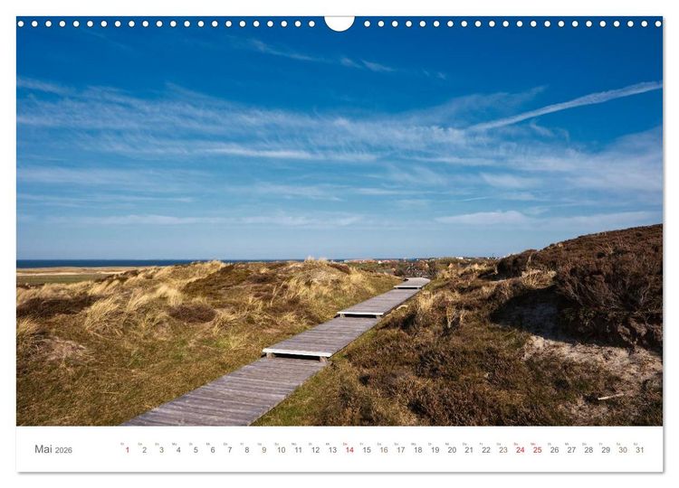 Produktbild: Stege & Wege auf Sylt (Wandkalender 2026 DIN A3 quer), CALVENDO Monatskalender