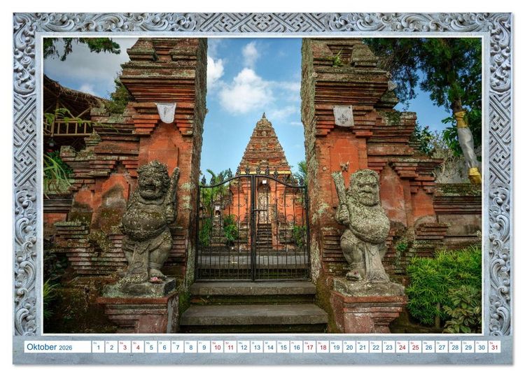 Produktbild: Bali, die unvergleichliche Sch&ouml;nheit (Tischkalender 2026 DIN A5 quer), CALVENDO Monatskalender